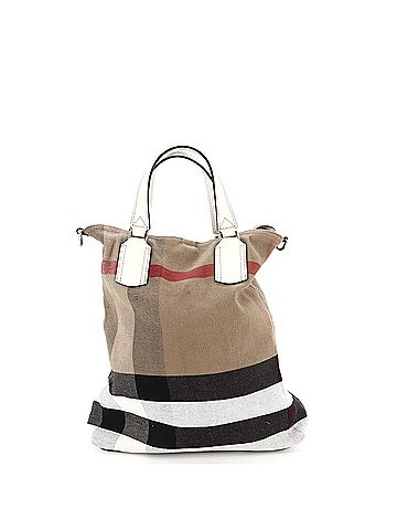 Burberry Ashby Bag House Check Canvas Medium (view 2)