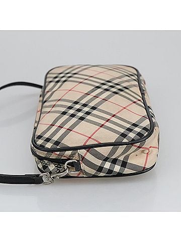 Burberry Blue Label Beige Synthetic Clutch Bag (view 2)