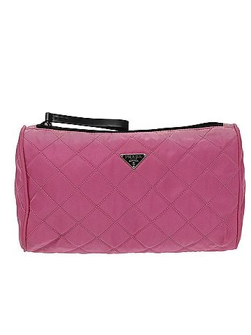 Prada Re-Nylon Pink Synthetic Clutch Bag (view 1)