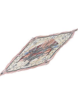 Hermès Pink Silk Scarf (view 2)