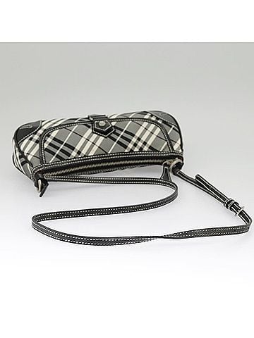 Burberry Nova Check Black Canvas Shoulder Bag (view 2)