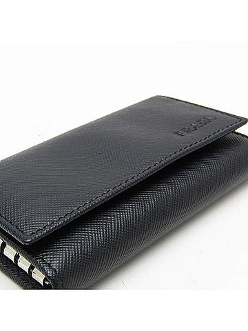 Prada Black Leather Wallet (view 2)