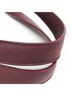 Cartier 100% Leather Solid Red Cabochon Burgundy Leather Tote Bag One size - photo 2