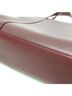 Cartier 100% Leather Solid Red Cabochon Burgundy Leather Tote Bag One size - photo 11