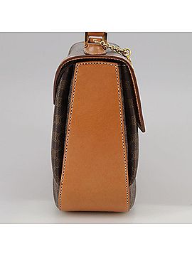 Céline Macadam Brown Canvas Handbag (view 2)