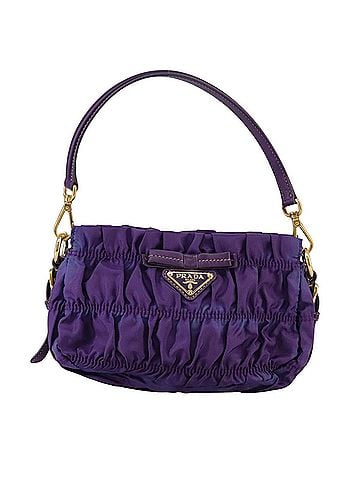 Prada Re-Nylon Purple Synthetic Clutch Bag (view 1)