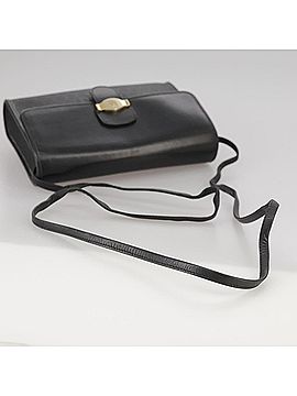 Dior Honeycomb Black Leather Shoulder Bag (view 2)