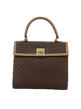 Céline Macadam Brown Canvas Handbag (view 1)