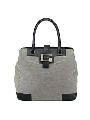Gucci Square G Grey Canvas Tote Bag (view 1)