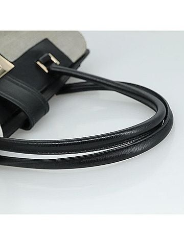 Gucci Square G Grey Canvas Tote Bag (view 2)