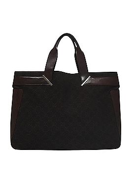 Gucci Gg Canvas Brown Canvas Handbag (view 1)