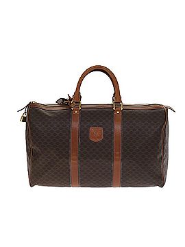 Céline Macadam Brown Canvas Travel Bag (view 1)