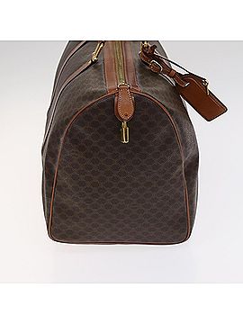 Céline Macadam Brown Canvas Travel Bag (view 2)