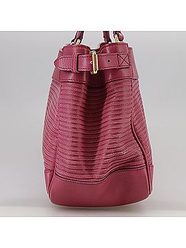 Burberry Pink Leather Handbag (view 2)