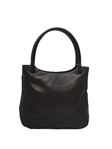 Prada Brown Leather Tote Bag (view 1)