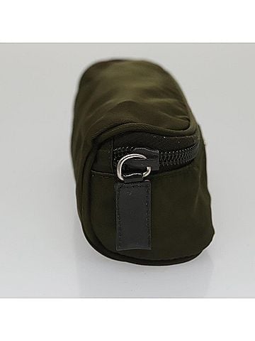 Prada Re-Nylon Khaki Synthetic Clutch Bag (view 2)