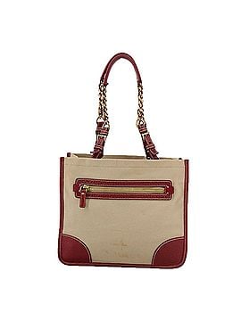 Prada Beige Canvas Tote Bag (view 1)