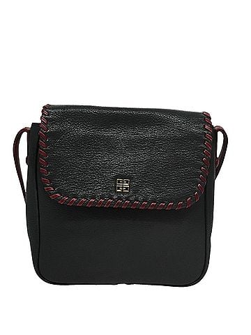 Givenchy Black Leather Shoulder Bag (view 1)
