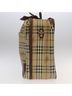 Burberry 100% Canvas Solid Tan Nova Check Beige Canvas Travel Bag One size - photo 4