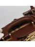 Burberry 100% Canvas Solid Tan Nova Check Beige Canvas Travel Bag One size - photo 11