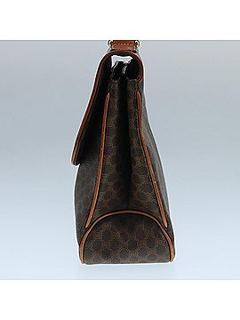 Céline Macadam Brown Canvas Handbag (view 2)