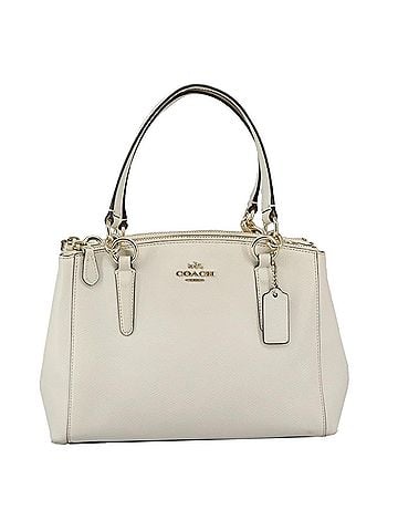 Coach Christie White Leather Handbag (view 1)