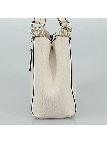 Coach Christie White Leather Handbag (view 2)
