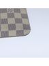 Louis Vuitton 100% Canvas Solid White Neverfull Pouch White Canvas Clutch Bag One size - photo 7