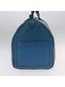Louis Vuitton 100% Leather Solid Blue Keepall 55 Blue Leather Travel Bag One size - photo 4