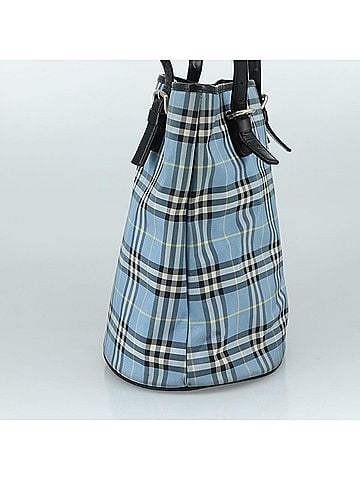 Burberry Blue Label Blue Synthetic Tote Bag (view 2)
