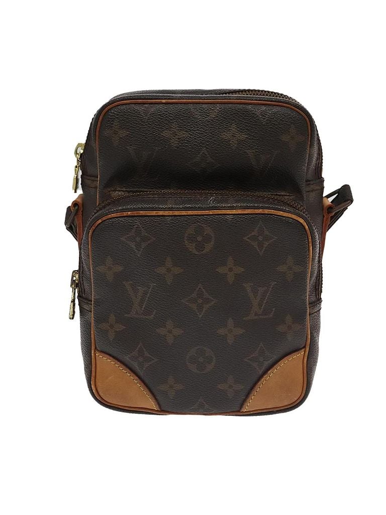 Louis Vuitton 100% Canvas Solid Brown Amazon Brown Canvas Clutch Bag One size - photo 1