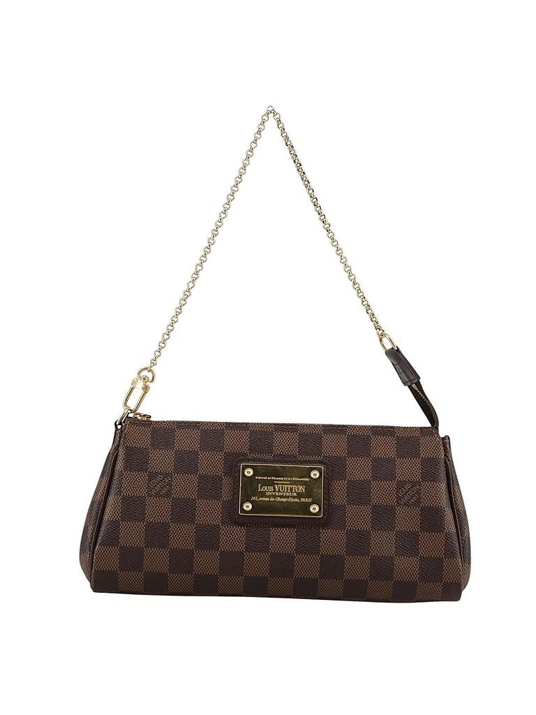 Louis Vuitton 100% Canvas Solid Brown Eva Brown Canvas Clutch Bag One size - photo 1