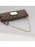 Louis Vuitton 100% Canvas Solid Brown Eva Brown Canvas Clutch Bag One size - photo 5