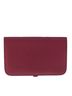 Hermès 100% Leather Solid Red Dogon Burgundy Leather Wallet One size - photo 3