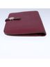 Hermès 100% Leather Solid Red Dogon Burgundy Leather Wallet One size - photo 2
