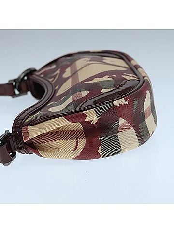 Burberry Nova Check Beige Canvas Clutch Bag (view 2)
