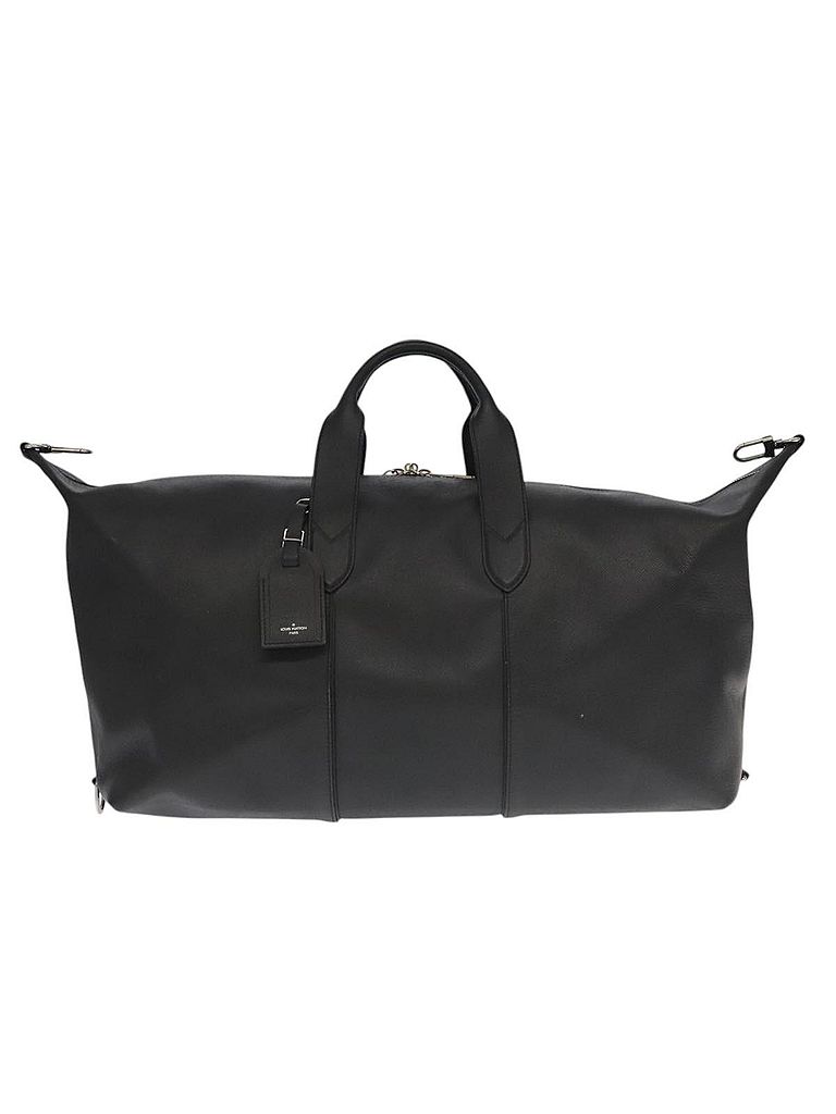 Louis Vuitton 100% Leather Solid Black Astralis Black Leather Travel Bag One size - photo 1