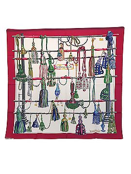 Hermès Pink Silk Scarf (view 2)