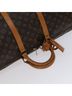Louis Vuitton 100% Canvas Solid Brown Keepall Bandoulière 60 Brown Canvas Travel Bag One size - photo 9