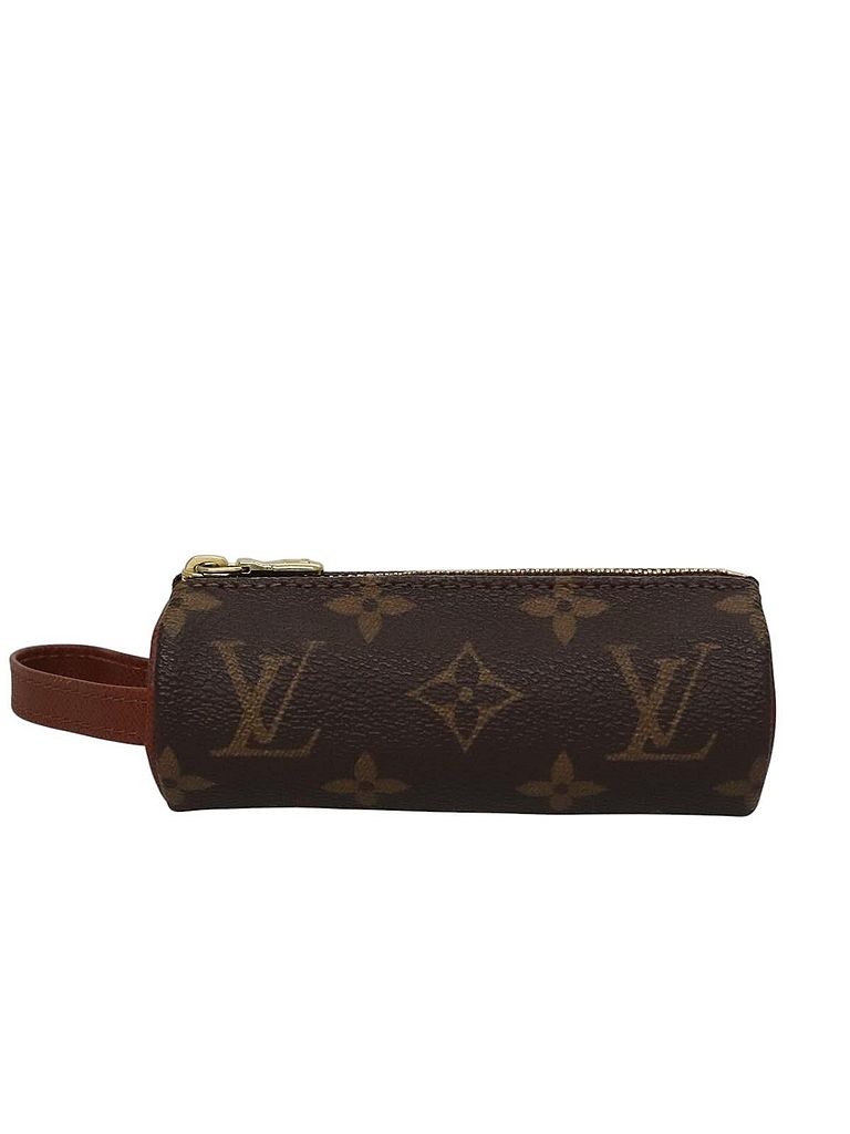 Louis Vuitton 100% Canvas Solid Brown Etui À Balles De Golf Brown Canvas Clutch Bag One size - photo 1