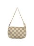 Louis Vuitton 100% Canvas Solid White Mini Pochette Accessoires White Canvas Clutch Bag One size - photo 3