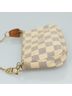 Louis Vuitton 100% Canvas Solid White Mini Pochette Accessoires White Canvas Clutch Bag One size - photo 2