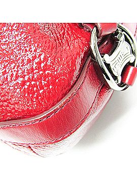 Céline Red Leather Shoulder Bag (view 2)