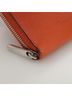 Louis Vuitton 100% Leather Solid Orange Zippy Wallet Orange Leather Wallet One size - photo 5