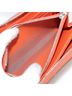 Louis Vuitton 100% Leather Solid Orange Zippy Wallet Orange Leather Wallet One size - photo 8