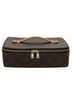 Louis Vuitton 100% Canvas Solid Brown Jewelry Case Brown Canvas Clutch Bag One size - photo 1