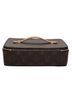 Louis Vuitton 100% Canvas Solid Brown Jewelry Case Brown Canvas Clutch Bag One size - photo 3