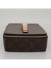 Louis Vuitton 100% Canvas Solid Brown Jewelry Case Brown Canvas Clutch Bag One size - photo 2