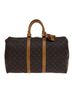 Louis Vuitton 100% Canvas Solid Brown Keepall 45 Brown Canvas Travel Bag One size - photo 3