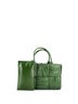 Bottega Veneta 100% Leather Green Arco Tote Maxi Intrecciato Plisse Leather Small One size - photo 3